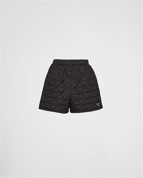 prada special edition short shorts women|prada shorts black.